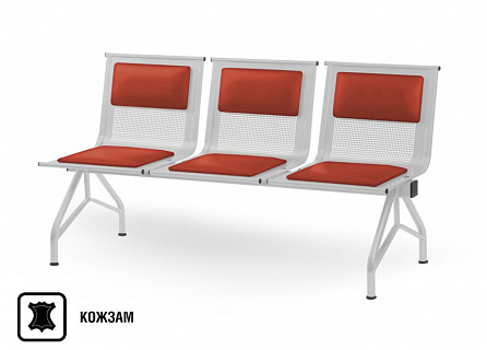 Фото Трехместные секции STEEL+ | СТИЛЛ+ СМ 86/4, 1550х600х780 мм 4